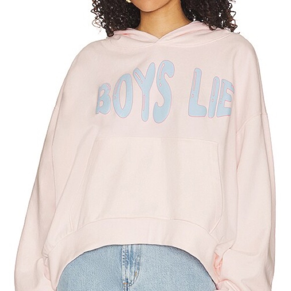 Boys lie pink skies hoodie worn once and washed once